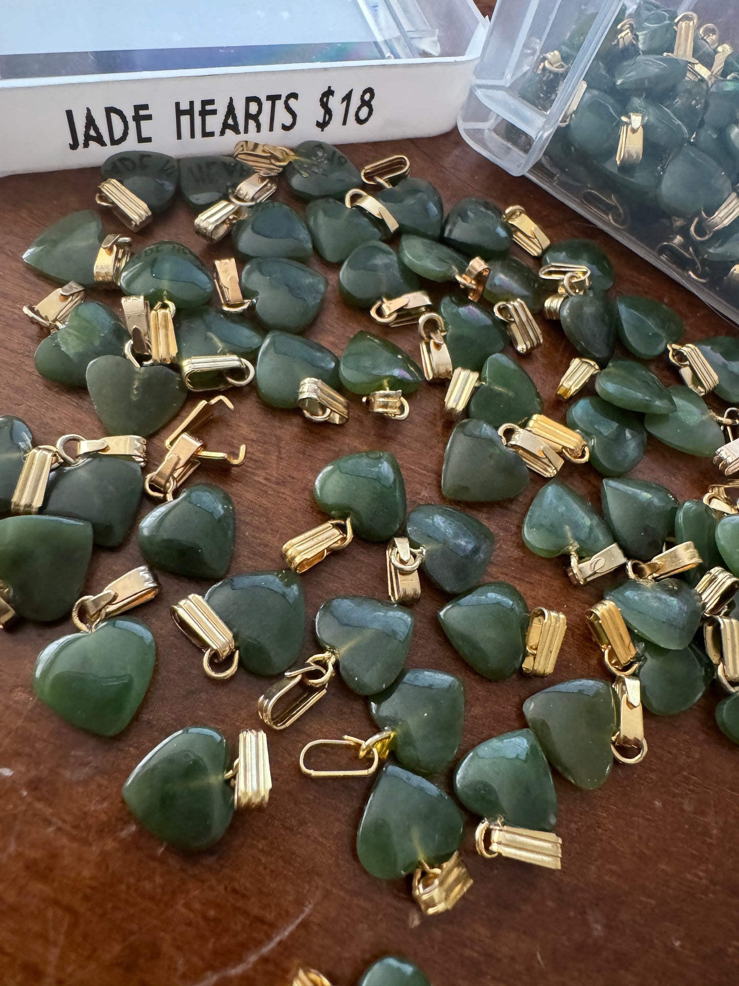 JADE Hearts, Charm / Pendant