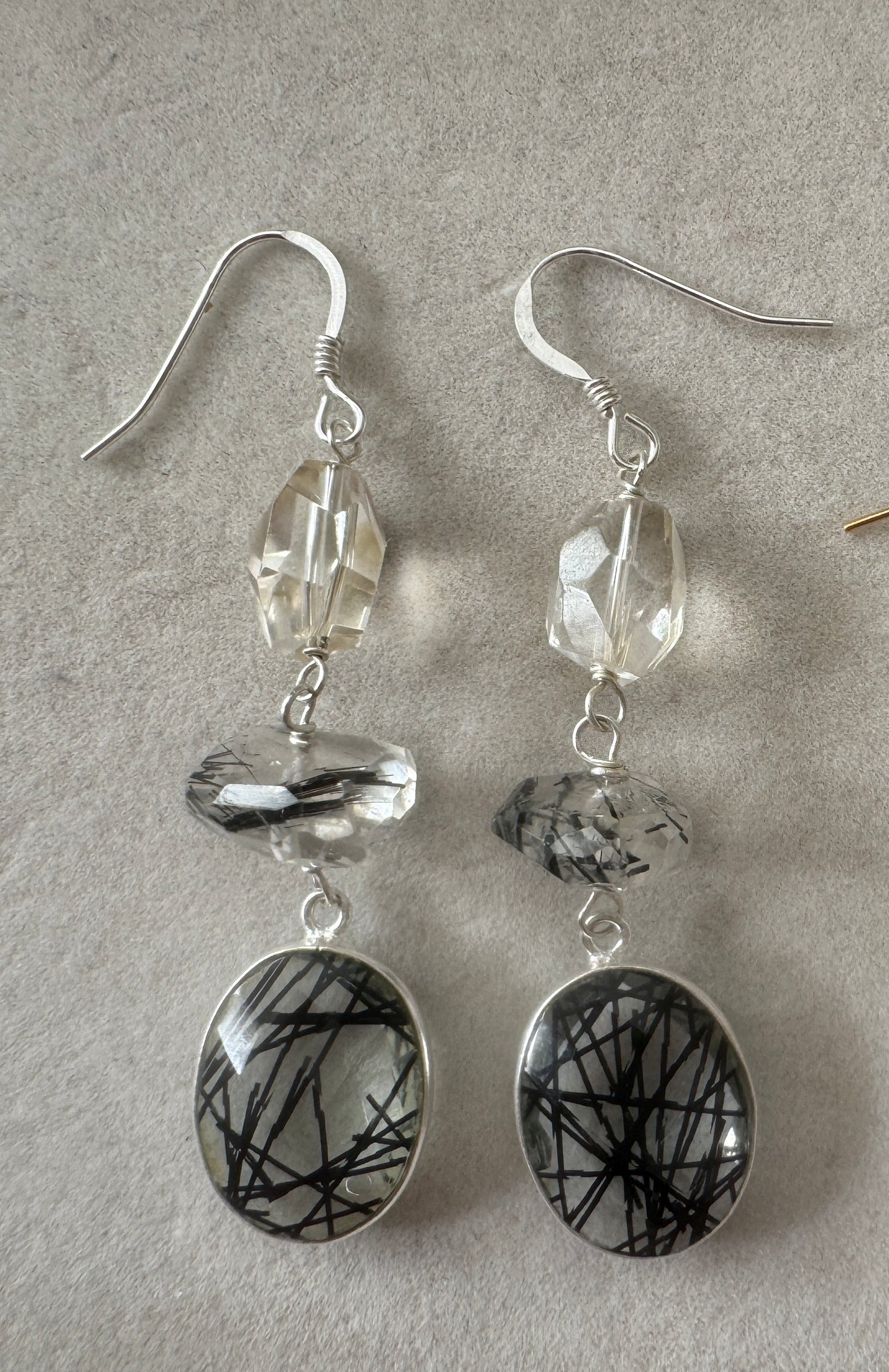 Rutilated Quartz & White Quartz