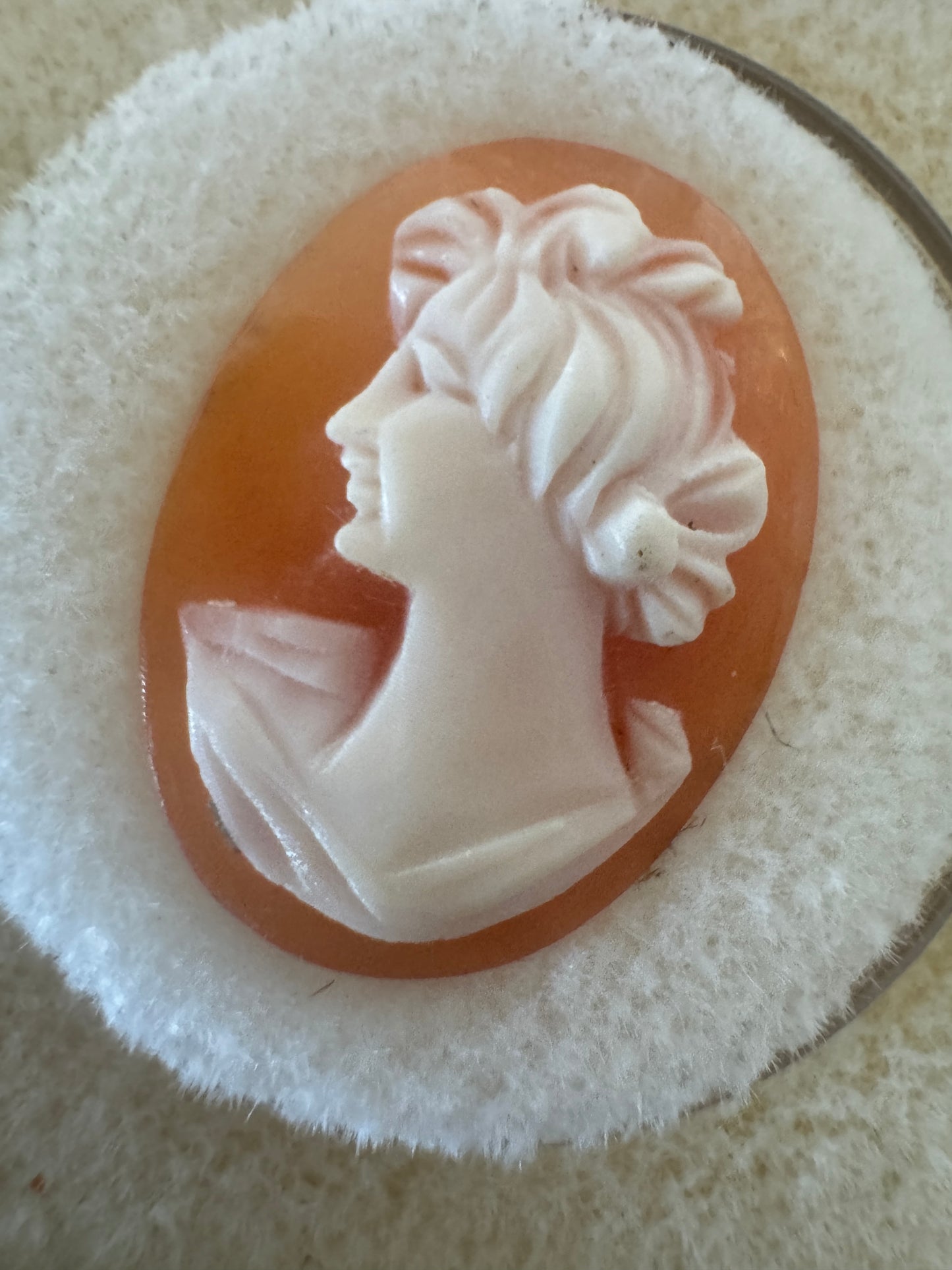 Sardinian Cameo, Coral/Shell and MOP - 2 Sizes