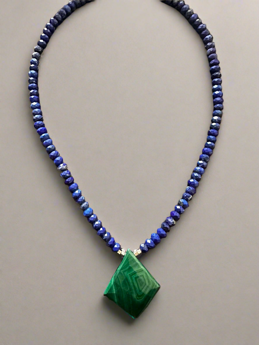 Lapis Lazuli & Malachite Necklace