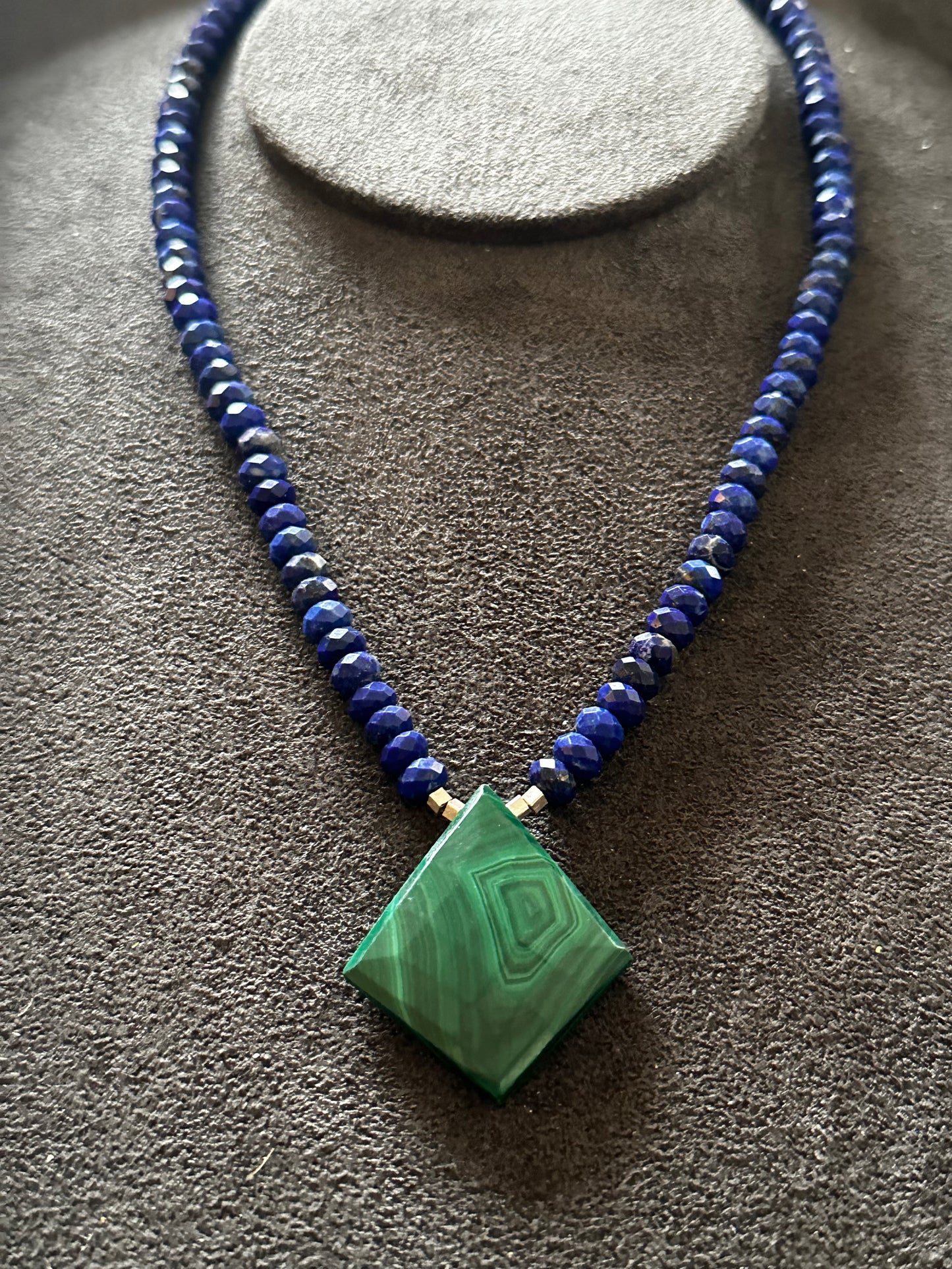 Lapis Lazuli & Malachite Necklace