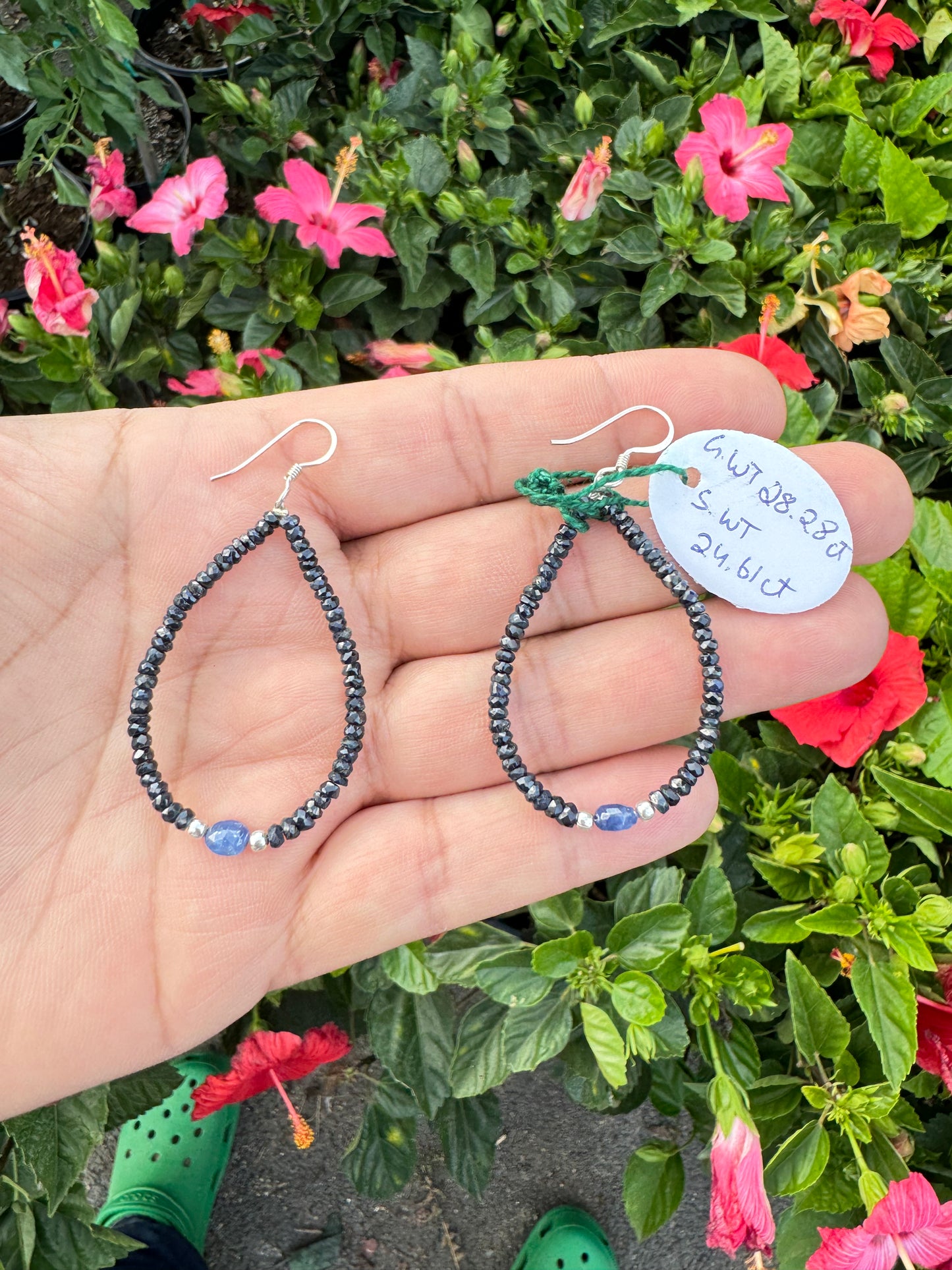 Sapphire Earrings, 24.61ct