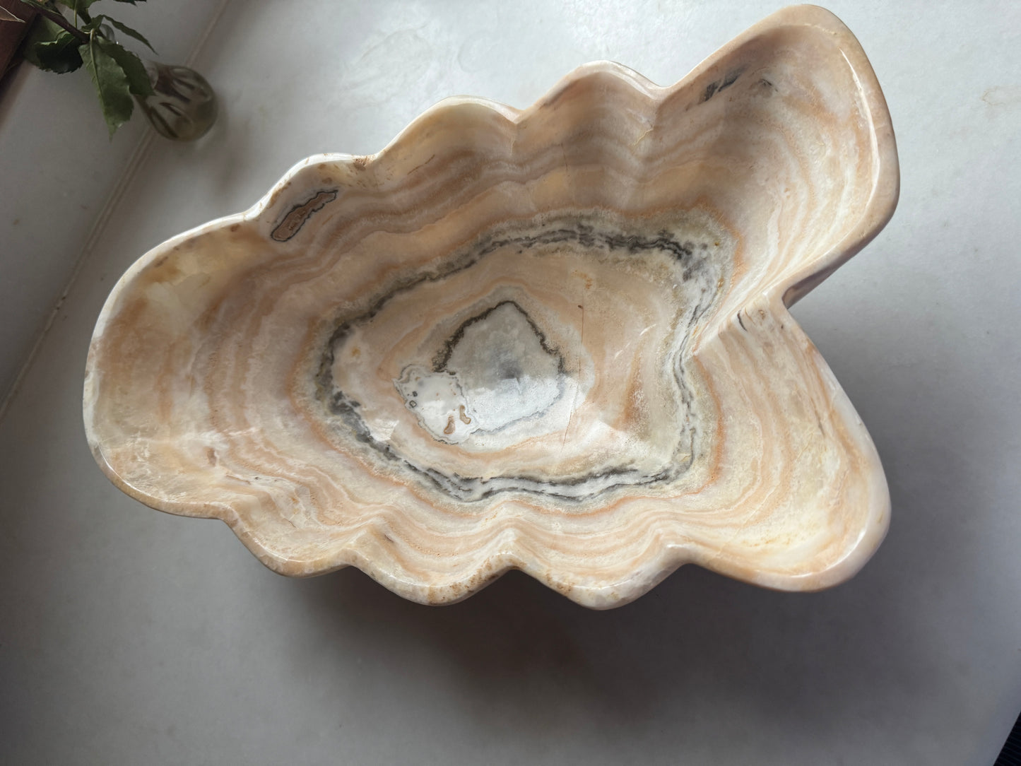 Beautiful Decorative Onyx Bowl, Home Decor, Dinner Room Essential, Centerpiece, Fruit Platter