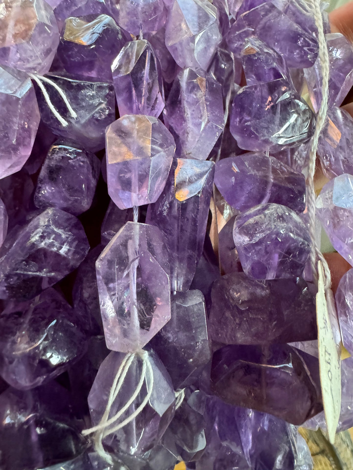 Amethyst - Large Freeform Nugget Beads
