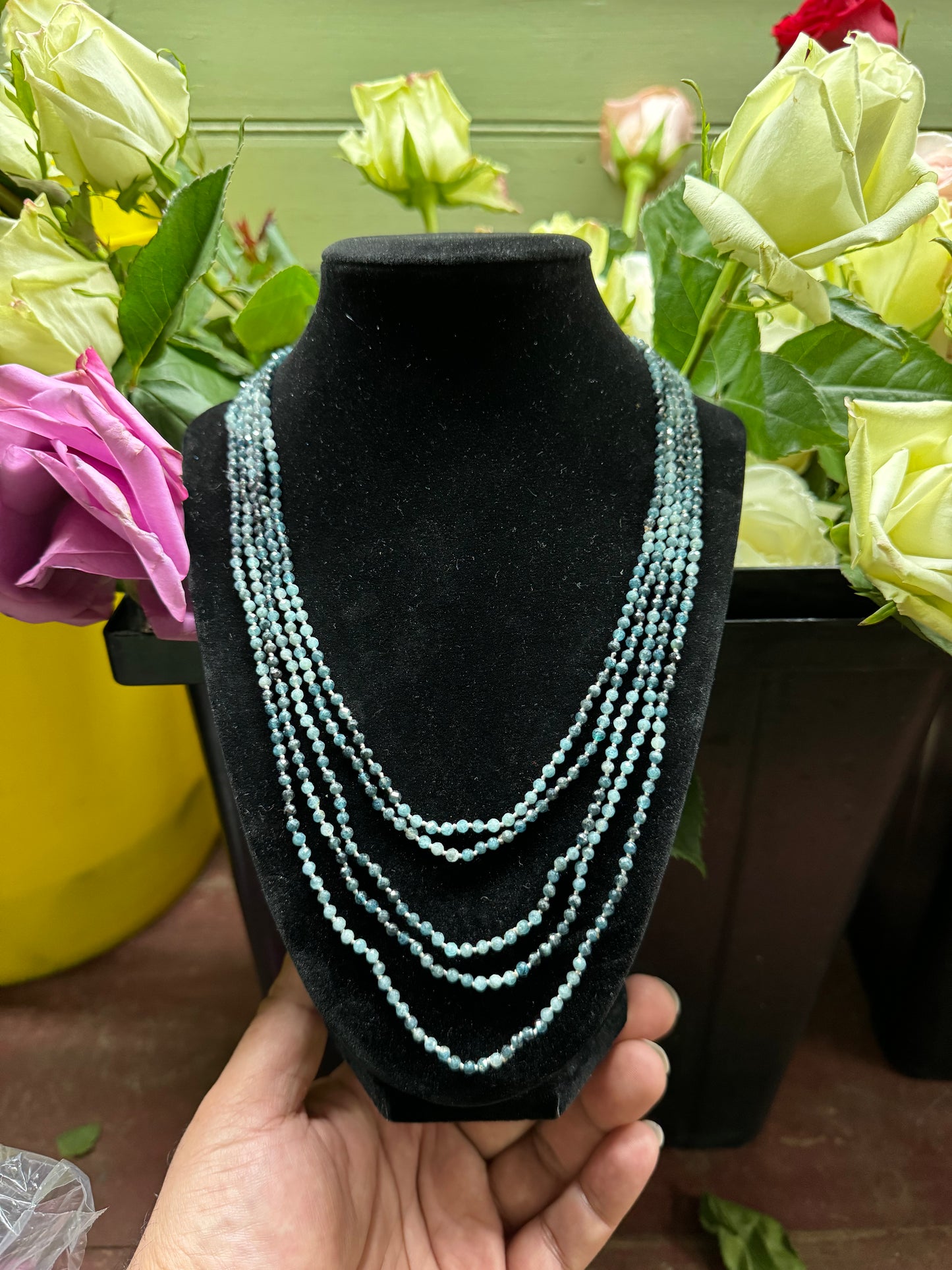 Grandidierite Wrap Necklace