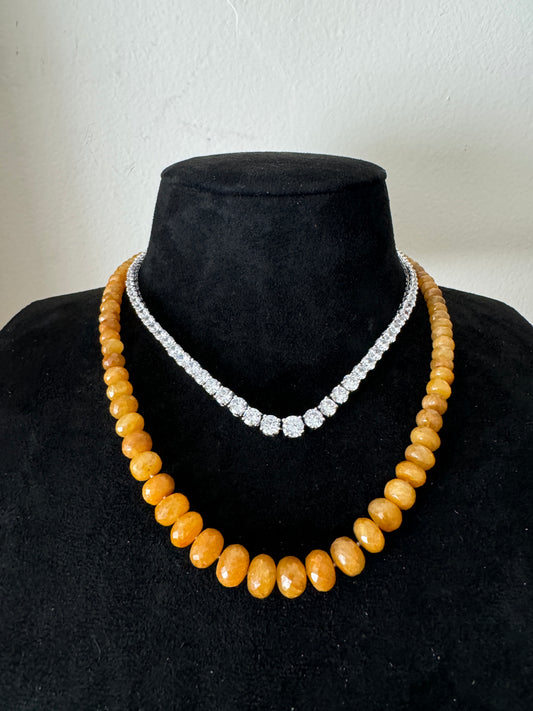 Yellow Sapphire Necklace